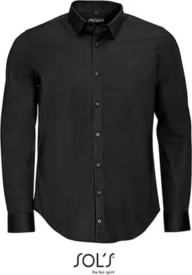 Image de SOL'S Men's Long Sleeve Stretch Shirt Blake