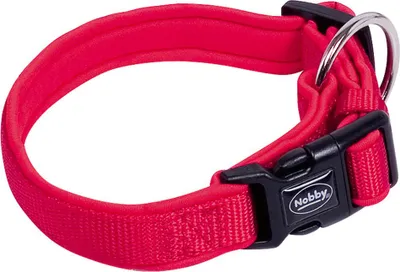 Produktbild von Nobby Classic Preno, Universal, Standardkragen, Rot, Neopren, Nylon, Einfarbig, XS-S