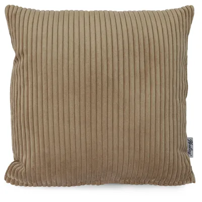 Produktbild von Herlag Dekokissen ELLA 40x40cm, Cord, flauschig, mit Innenkissen, waschbar bis 40°C,  100 ,  Hellbraun