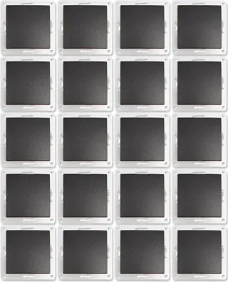 Produktbild von 20x Wechselschalter McPower "Flair", 250V/10A, UP, anthrazit, matt