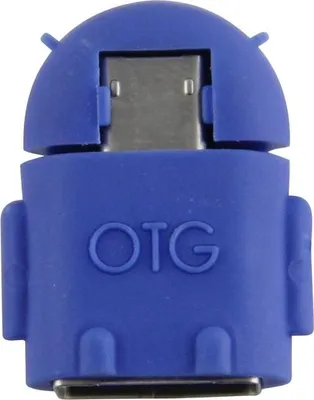 Immagine prodotto di Adattatore OTG - Adattatore da USB a MicroUSB - blu