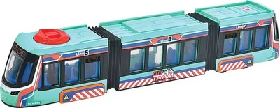 Produktbild von DICKIE Siemens City Tram Straßenbahn 203747016 Spielzeugeisenbahnen