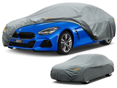 Immagine prodotto di Copertura impermeabile e traspirante per auto, adatta a berline di lunghezza 450-470 cm, colore grigio