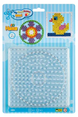 Zdjęcie produktu dla Hama 8104 Hama Stiftplatten "großes Quadrat, großer Kreis", im Blister