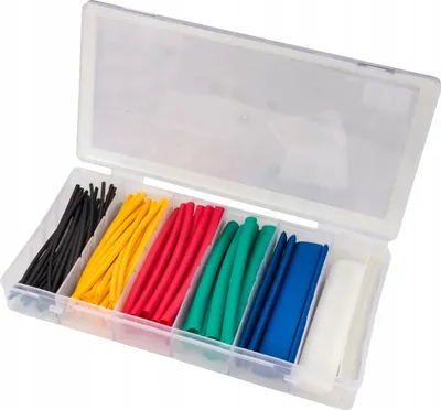 Produktbild von Set Schrumpfschläuche 100 Stk. Bunte Kd10918
