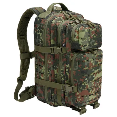 Imagen del producto de Brandit - Mochila US Cooper, diseño Lasercut, tamaño medio, camuflaje flecktarn