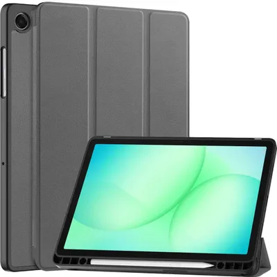 Produktbild von Schutzhülle mit Klappe für Galaxy Tab A11 Plus / A9 Plus, Bizon Case Tab Lizard, Grau