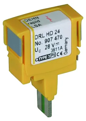 Imagen del producto de DEHN - Dispositivo de protección contra sobretensiones DEHNrapid DRL HD 24 - 907470