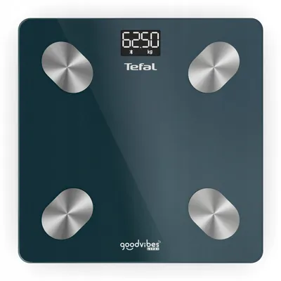 Produktbild von Badezimmerwaage Tefal Goodvibes BM9620S1, 10 Parameter, 180 kg, App Goodvibes Life+