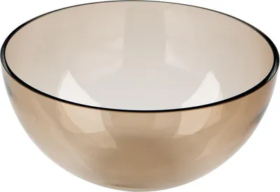 Produktbild von Fink COLLIER, Glasschale, Ersatzglas, Glas, greige, H. 10 cm, D. 20 cm 115230