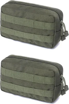 Produktbild von Outdoor-Tasche grün Set aus 2 Teilen kompakt Polyester für den Alltag und den Einsatz im Freien