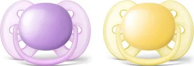 Obrázek produktu pro Philips AVENT dudlík Ultrasoft 6-18 m. dívka, 2 ks