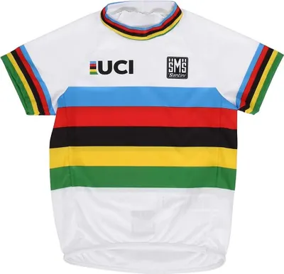 Produktbild von Santini Uci World Champion Kurzarm-t-shirt Weiß 12-24 Months Jungen,Mädchen Weiß 12-24 Months