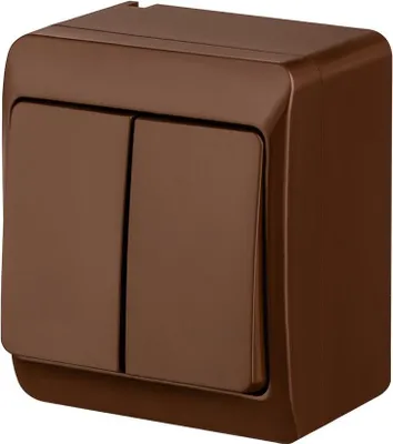 Produktbild von Kerzenschalter, Aufputz, IP44, bronze, HERMES