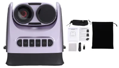 Produktbild von 4K-Fernglas, Vollfarb-15-fach-Zoom, 48 MP HD-Kamera mit Kompass, Outdoor-Vogelbeobachtungsgerät für Camping, Reisen, 32 G-Speicherkarte