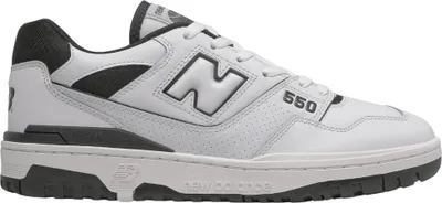 A studio shot of a single New Balance sneaker.