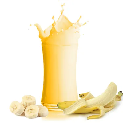 Produktbild von Banane Geschmack Milchshake Pulver 1:10