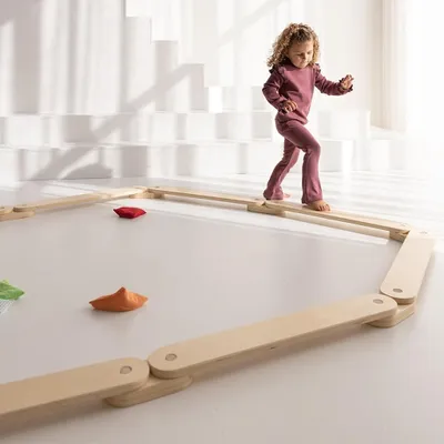 Productafbeelding van Houten Balansplank Set - 9 Stuks