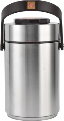Obrázek produktu pro 304 Nerezová ocel 2,3 l Velkokapacitní vakuová izolace Bento Lunch Box 3 vrstvy Kontejner na potraviny