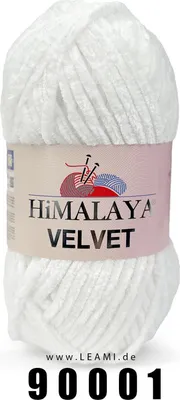 Produktbild von Himalaya Velvet 900-01 Strickgarn