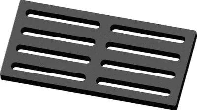 Produktbild von Kaminrost / Ascherost 285x135x15mm passend für Wamsler**