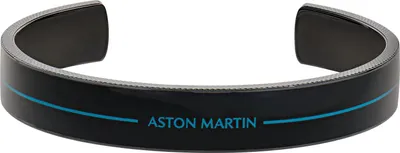 Image de ASTON MARTIN Bracelet homme Acier inoxydable Émail noir AML ICON MJITF5BM0