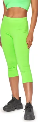 Image de Leggings 3/4 Bellivalini pour femme, BLV50-300 (vert fluo, taille S)