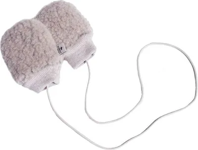 Produktbild von Alwero Evers Baby Fäustlinge - 3-6 Monate - Sandbraun | Alwero