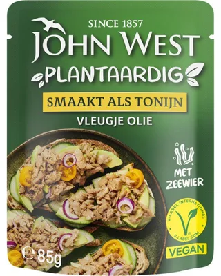 Image de John West Plantaardige Tonijn in Oil 85g - Alternative végétalienne au thon, riche en protéines