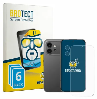 Produktbild von 6x Für Honor 600 (Display+Kamera) Schutzfolie BROTECT Displayschutz Display Schutz Folie Klar Transparent