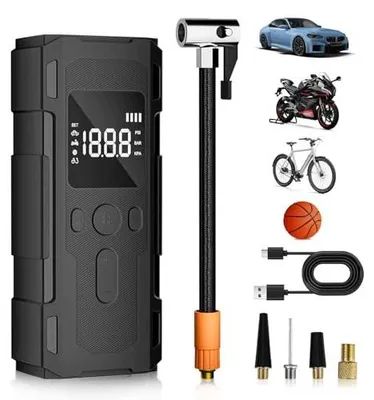 Zdjęcie produktu dla Pompka elektryczna rowerowa 150 psi 6000 mah USB c dla rowerzystów