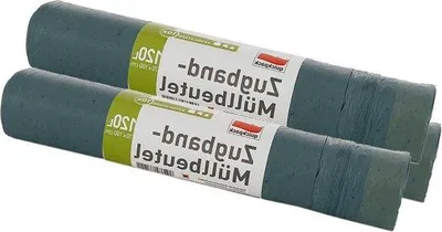 Produktbild von Famanu Müllsäcke 120 l - Blau - 3 Stück mit Zugband