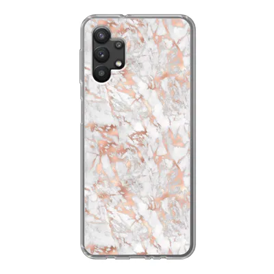 Produktbild von MuchoWow® Handyhülle Schutzhülle Hülle für Samsung Galaxy A32 5G Marmor - Roségold - Luxus - Muster Silikon Softcase Handy Hülle - Softcase