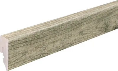Obrázek produktu pro Podlahová lišta Skandor KU048L plastová 2400 x 38,5 x 15 mm dub šedý
