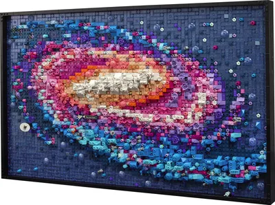 Zdjęcie produktu dla LEGO Art Droga Mleczna, Zestaw Konstrukcyjny dla Dorosłych Fanów Kosmosu i Astronomii, Dekoracje na Ścianę z Efektem 3D, Ozdoby do Salonu i do Biura, Pomysł na Prezent dla Kobiet i Mężczyzn, 31212