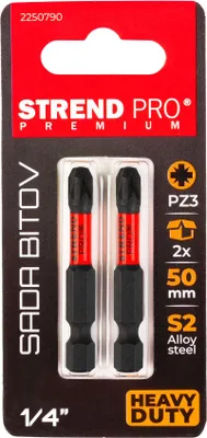Obrázek produktu pro Bit Strend Pro Premium Pozidriv, PZ 3, bal. 2 ks