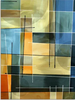 Produktbild von ARTland Glasbild Gegenbalance I Größe: 45x60 cm
