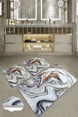 Produktbild von Mijolnir, Blur- CHL4531, Bunt, Badematten, 700 gr/m², 100% Samtstoff