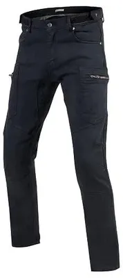Zdjęcie produktu dla Jeansy motocyklowe męskie aramidowe ochraniacze kolan bioder level 2