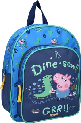 Obrázok produktu pre Detský batoh s predným vreckom Prasiatko George s dinosaurom