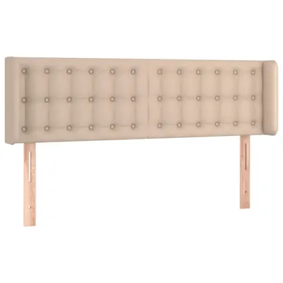Produktbild von vidaXL Kopfteil mit Ohren Cappuccino-Braun 147x16x78/88 cm Kunstleder