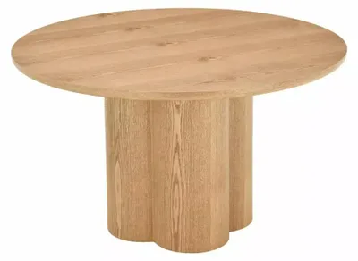 Obrázok produktu pre FURNLUX Jedálenský stôl Rosalia, farba: hnedá, rozmery: 120 x 74 x 120 cm