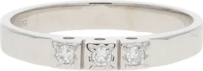 Produktbild von JuwelmaLux Ring 585/000 (14 Karat) Weißgold mit Diamanten JL30-07-3276 50
