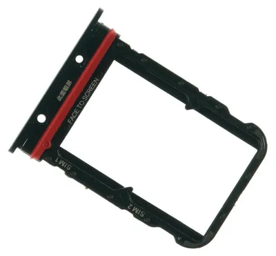 Produktbild von Xiaomi Mi Note 10 lite Sim Karten Halter Tray Fach (Black), schwarz