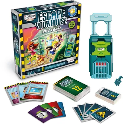 Productafbeelding van Identity Games Escape Room: Ontsnap uit je huis, bordspel, lateraal denken, vanaf 8 jaar, gezelschapsspel
