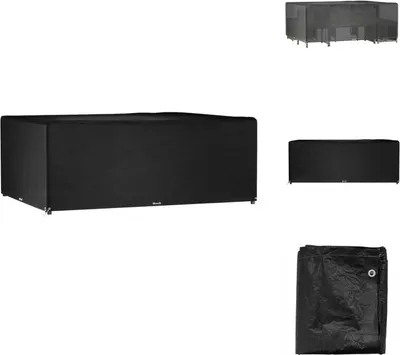 Zdjęcie produktu dla vidaXL Pokrowiec na meble ogrodowe 16 oczek 300x250x90 cm prostokątny - Pokrowce ochronne na meble ogrodowe
