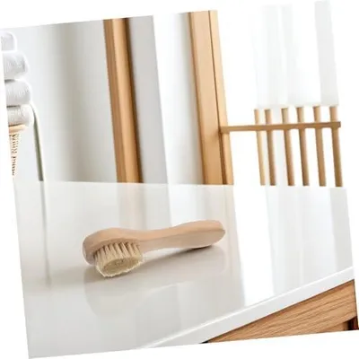 Produktbild von Körperbürste zum Trockenbürsten für die Dusche mit ergonomischem Rückenpeeling-Waschlappen zur sanften Exfoliation und gründlichen Hautreinigung