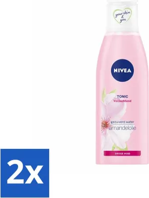 Produktbild von NIVEA - Gesichtswasser - Essentials Soothing Tonic - Für trockene & empfindliche Haut - Mit Mandelöl & Hydramin - 200 ml - Vorteilspack - 2 Stücke