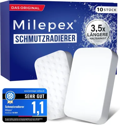 Imagen del producto de Esponja mágica para limpieza, paquete de 10 unidades, ideal para el hogar y la cocina