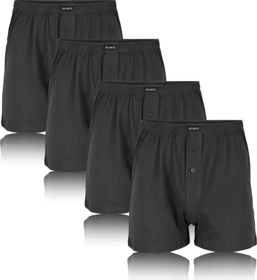 Immagine prodotto di Slip da uomo, modello Atlantic, colore grigio, vestibilità classica, 100% cotone